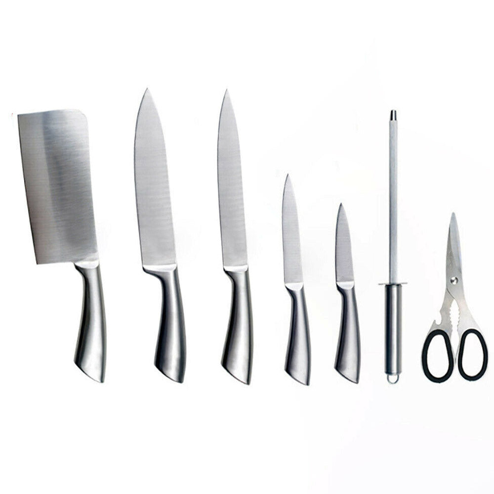 Set de cuțite cu 8 piese cu suport | design simplu