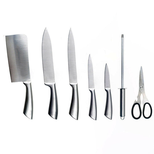 Set de cuțite cu 8 piese cu suport | design simplu