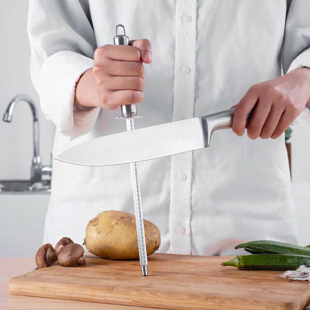 Set de cuțite cu 8 piese cu suport | design simplu