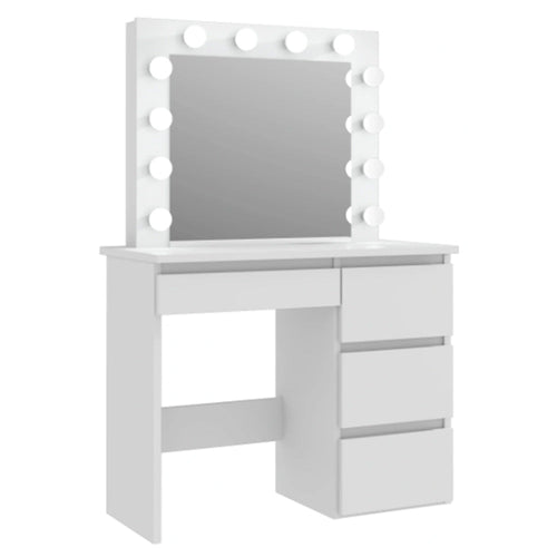 Barcelona fésülködő asztal, fehér-1